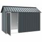 Preview: Vogelvoliere Anthrazit 112x215x141 cm Stahl