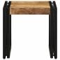Preview: Couchtisch 40x50x38 cm Aus massivem grobem Mango-Holz