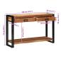 Preview: Konsolentisch 120x33x75 cm aus massivem Akazienholz