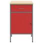 Preview: Werkbank Rot 50x55x84 cm Stahl