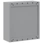 Preview: Werkzeugschrank Wandmontage Schwarz 50x20x55 cm Stahl