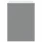 Preview: Werkzeugschrank zur Wandmontage mit Gaslift-Tür, Schwarz, 50x25x35 cm