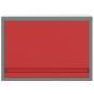 Preview: ARDEBO.de - Werkzeugschrank Wandmontage mit Gasdruckfeder-Tür rot 50x25x35 cm