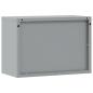 Preview: Werkzeugschrank mit Speicher Rot und Grau 50 x 25 x 35 cm Stahl