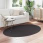 Preview: Teppiche Anthrazit Wolle 120 x 170 cm Runder Teppich