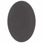 Preview: Teppich ""HUARTE"" Anthrazit 140x200 cm oval