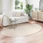 Preview: Teppich ""HUARTE"" Beige 160x230 cm Oval
