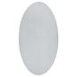 Preview: Teppiche Grau Wolle 100 x 200 cm Bereichsteppiche Oval Modern
