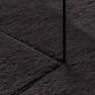 Preview: Teppiche Schwarz Polyester 80 x 150 cm Rutschfest
