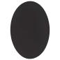 Preview: Teppich ""HUARTE"" Schwarz 120x170 cm Oval
