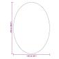 Preview: Teppich ""HUARTE"" Schwarz 160x230 cm Oval