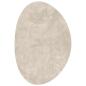 Preview: ARDEBO.de - Teppiche Beige Wolle 140 x 200 cm Bereichsteppiche Oval