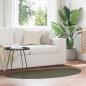 Preview: ARDEBO.de - Teppiche Waldgrün Polyester 80 x 150 cm Akzentteppiche Oval
