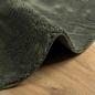 Preview: Teppiche Waldgrün Polyester 80 x 150 cm Akzentteppiche Oval
