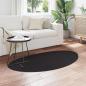 Preview: Teppiche Schwarz Synthetisch 80 x 150 cm Rutschfest