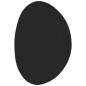 Preview: Teppiche Schwarz Baumwolle 120 x 170 cm Modischer Teppich Oval
