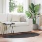 Preview: ARDEBO.de - Teppich Anthrazit 80x150 cm Polyester Rutschfest
