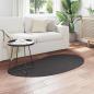 Preview: Teppich Anthrazit 80x150 cm Polyester Rutschfest