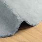 Preview: Teppich Grau 80x150 cm Polyester Rutschfest
