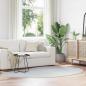 Preview: ARDEBO.de - Teppiche Grau Polyester 160 x 230 cm Teppiche Oval