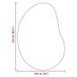 Preview: Teppiche Grau Polyester 160 x 230 cm Teppiche Oval