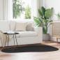 Preview: ARDEBO.de - Teppiche Schwarz Polyester 120 x 170 cm Bereichsteppiche
