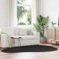 Preview: ARDEBO.de - Teppiche Schwarz Polypropylen 160 x 230 cm Wellenmuster