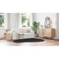 Preview: Teppiche Schwarz Polypropylen 160 x 230 cm Wellenmuster