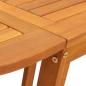 Preview: Gartentisch Braun 110 x 60 x 72 cm Massivholz Akazie
