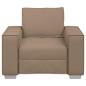Preview: Sessel Cappuccino 59 cm Kunstleder