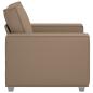 Preview: Sessel Cappuccino 59 cm Kunstleder