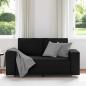 Preview: Loveseat Sofa Schwarz 120 cm Kunstleder