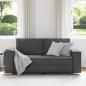 Preview: Loveseat Sofa Grau 140 cm Kunstleder