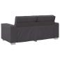 Preview: Loveseat Sofa Grau 140 cm Kunstleder