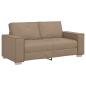 Preview: Loveseat Sofa Cappuccino 140 cm Kunstleder