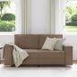 Preview: Loveseat Sofa Cappuccino 140 cm Kunstleder
