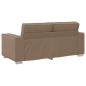 Preview: Loveseat Sofa Cappuccino 140 cm Kunstleder