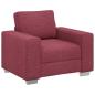 Preview: Sessel in Weinrot, 59 cm, aus Stoff