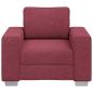 Preview: Sessel in Weinrot, 59 cm, aus Stoff