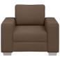 Preview: Sessel Braun 59 cm aus Stoff