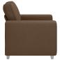 Preview: Sessel Braun 59 cm aus Stoff