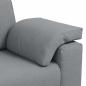 Preview: Loveseat Sofa Hellgrau 120 cm Stoff