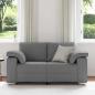 Preview: Loveseat Sofa in Dunkelgrau, 120 cm, Stoff