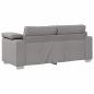 Preview: Loveseat Sofa Wolken Grau 140 cm aus Stoff