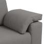 Preview: 3-Sitzer Sofa in Taupe, 178 cm, aus Stoff