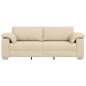 Preview: 3-Sitzer Sofa in Creme, 178 cm, Stoff