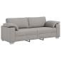 Preview: 3-Sitzer Sofa Wolken Grau 178 cm Textil