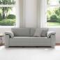 Preview: 3-Sitzer Sofa Wolken Grau 178 cm Textil