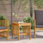 Preview: ARDEBO.de - Garten Beistelltisch Braun 45x45x50 cm Massivholz Akazie