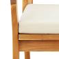 Preview: Gartenbank mit Kissen 115x70x72 cm aus massivem Akazienholz